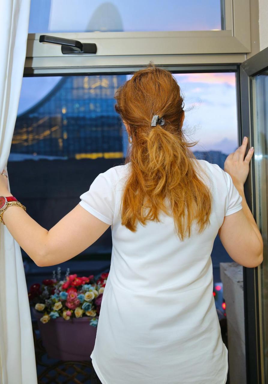 Rusel Hotel Baku Bagian luar foto